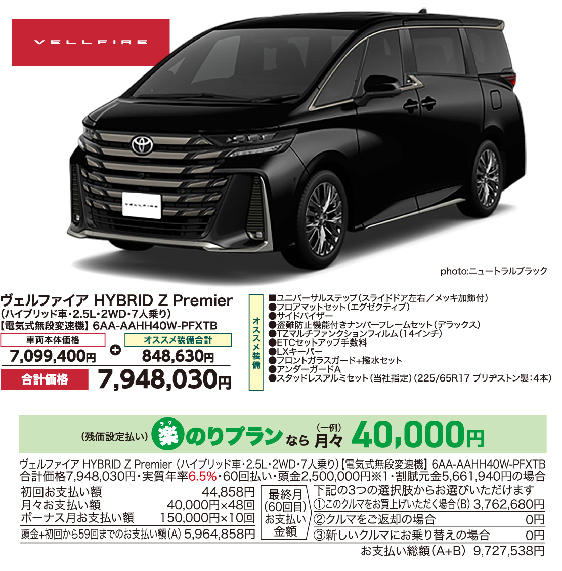 ヴェルファイア HYBRID Z Premier